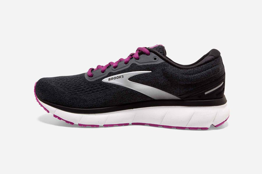 Brooks Trace Road Running Shoes - Womens - Black/Purple - OS3187456